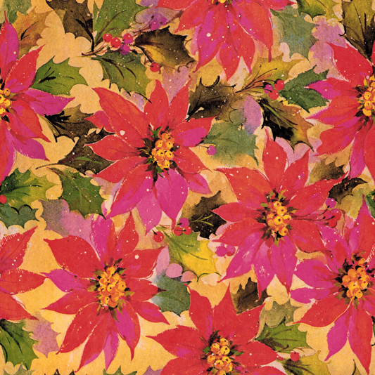 Watery Poinsettias