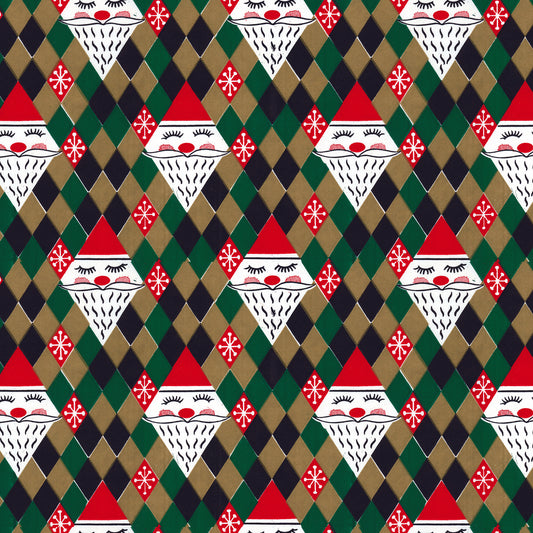 Harlequin Santa