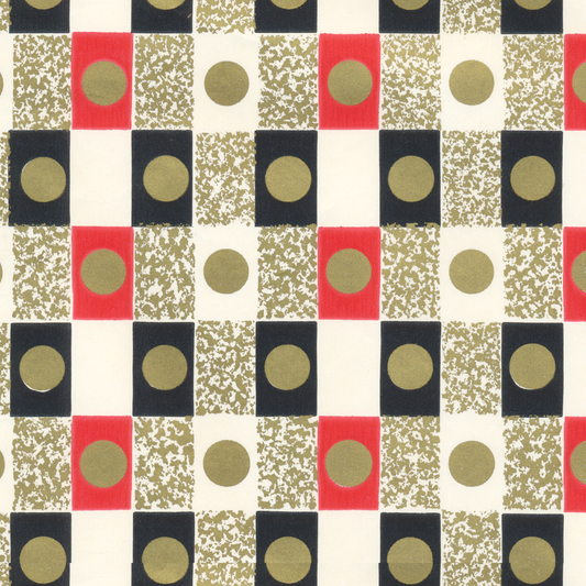 Handsome Red, Black and Gold Blocks