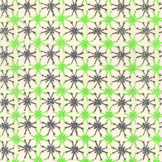 Green and Gray Starbursts